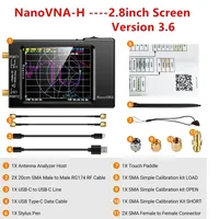 2025 New Updated NanoVNA-H4 2.8/4inch Vector Network Analyzer 10k-1.5GHz HF VHF UHF Antenna Analyzer Version 4.3 +SD Card Slot