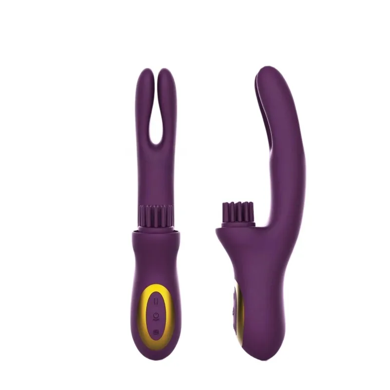 3-in-1 Rabbit Vibrator Female Masturbation Clit Tickling Hither G-Spot Nipple Stimulation Vibration Adult Sex Toys for Women 18+