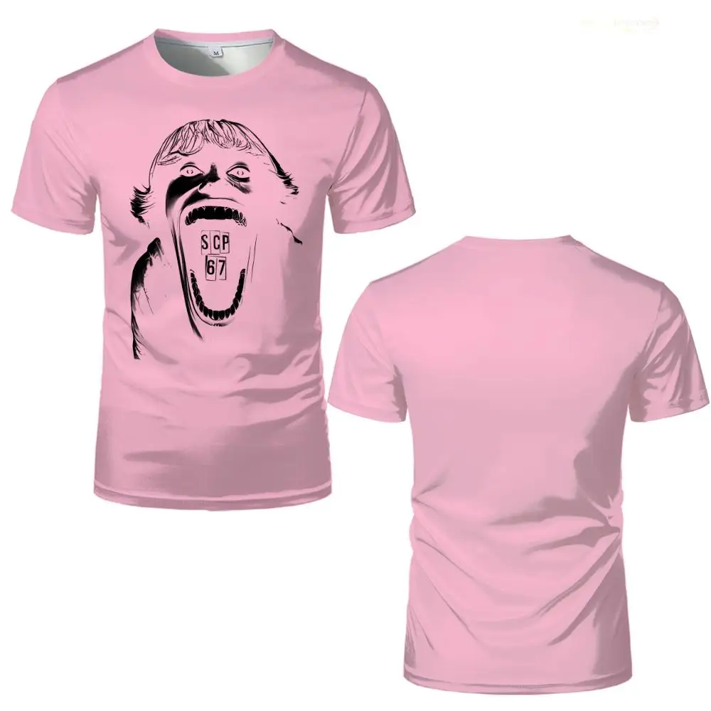 Fun Doot Doot 6 7meme Stampa T-shirt Six Seven Slang Term Brain Rot T-shirt a maniche corte SCP-67 Unisex Casual Moda Streetwear Top