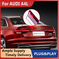 Led Through Tail Light For Audi A4L A4 B9 2020-2024 LED Through Trunk Rear lamp Rear Bumper Taillights LED Dynamic turn signal