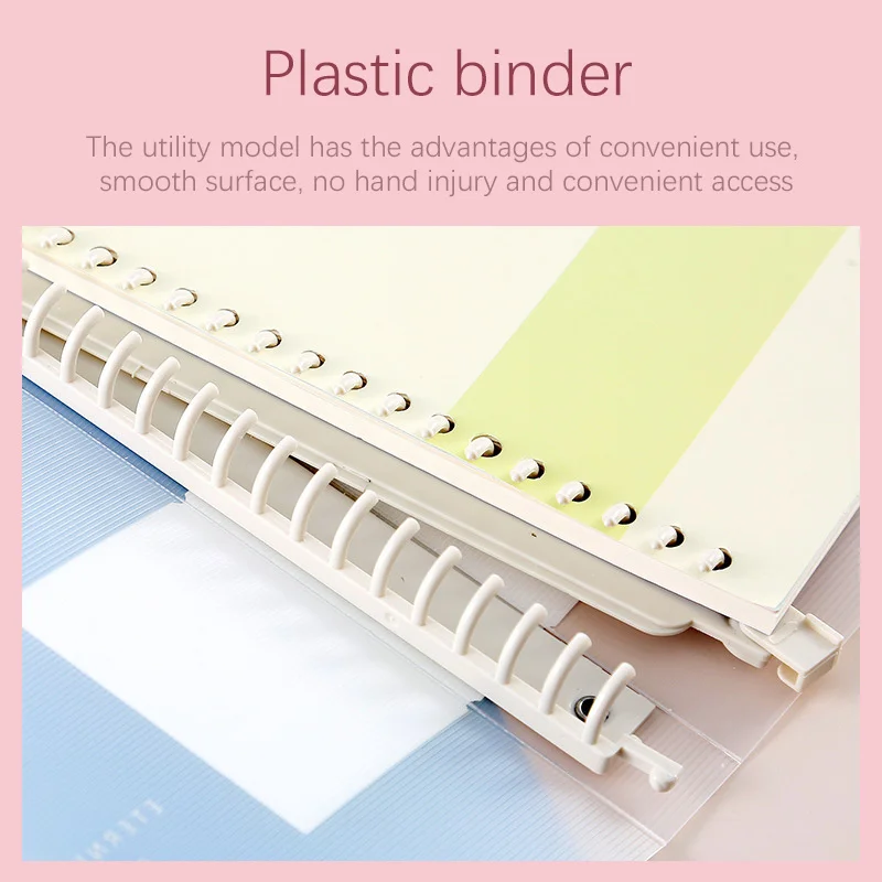 High Quality Binder Notebook A5/B5/A4Loose Leaf Spiral Notebook Paper Diary Removable Simple Thickened Coil Shell Notebook