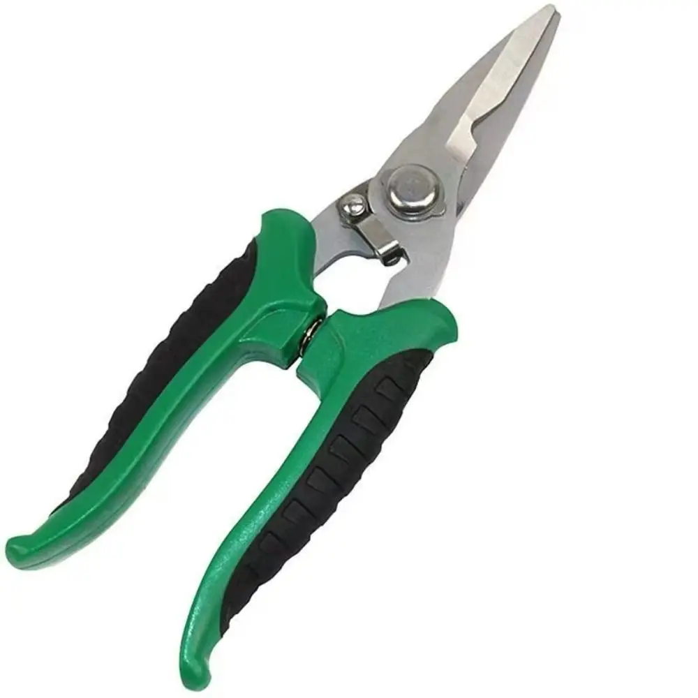 Stainless Steel Electrician Scissors Multifunction Manually Operated Groove Cutting Shears Save Time and Effort Durable