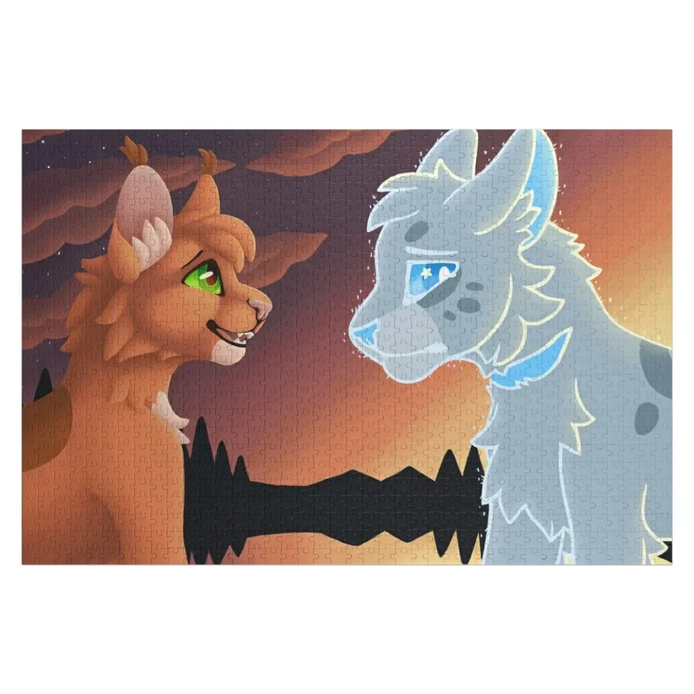 

Ashfur and squirrelflight Jigsaw Puzzle Photo Custom Photo Puzzle