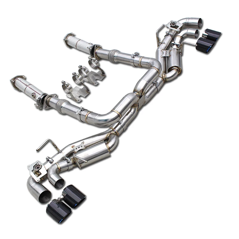 Yooking Valvetronic 3inch Exhaust Pipe For Chevrolet CORVETTE E-Ray Stingray Z51 C8 6.2L 2019-2025 SUS304 Exhaust System