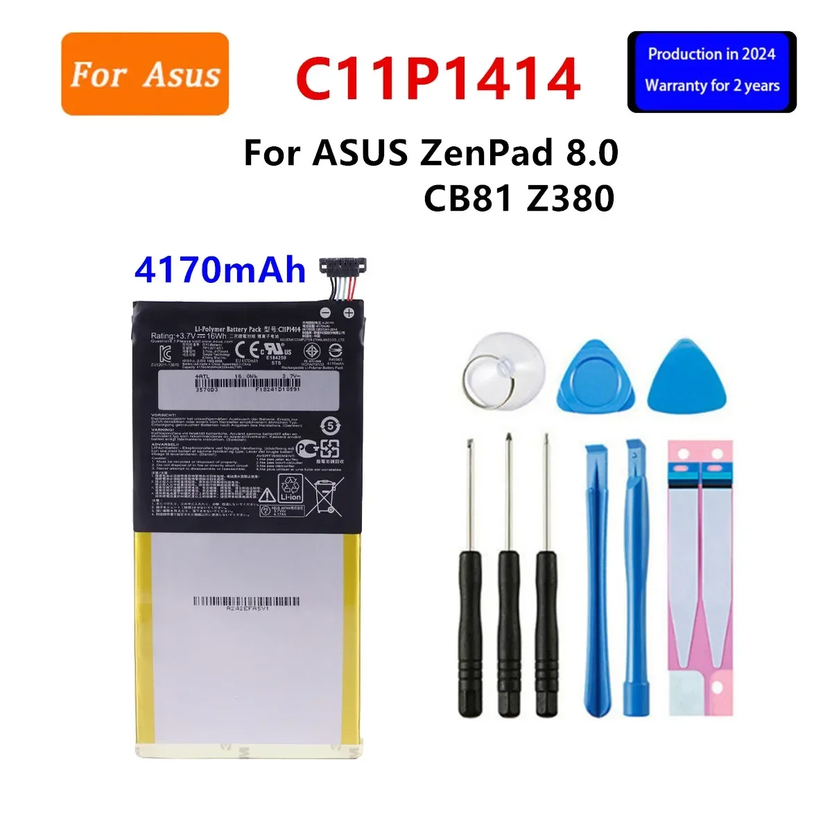 Brand New  Battery For ASUS ZenPad 10/S 8.0 Z380KL /C 7.0 FonePad 7 ME175 ME372 FE170CG ME375C MemoPad HD 7/10  ME172V Nexus 7