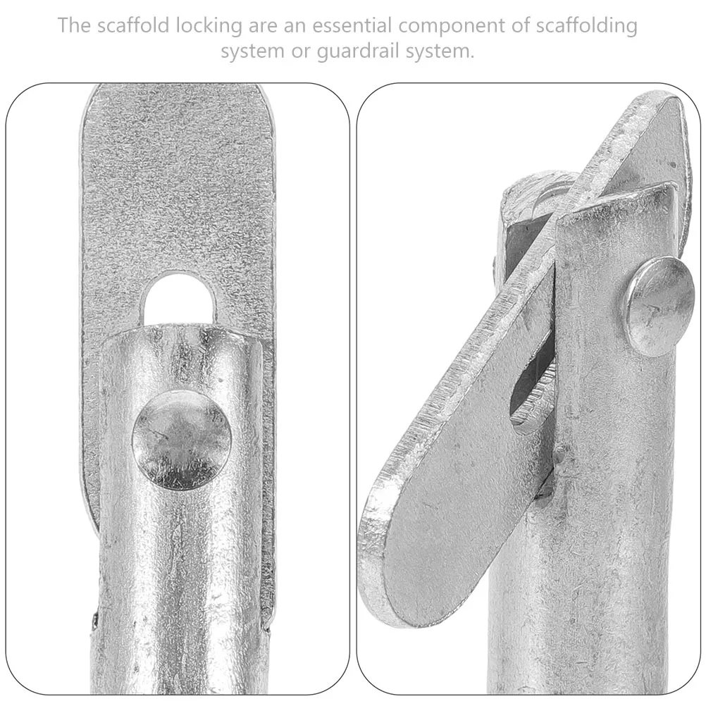 

20pcs Scaffolding Locking Pins Galvanized Steel Heavy Duty Construction Guardrail Safety Pins for Fixed Frame