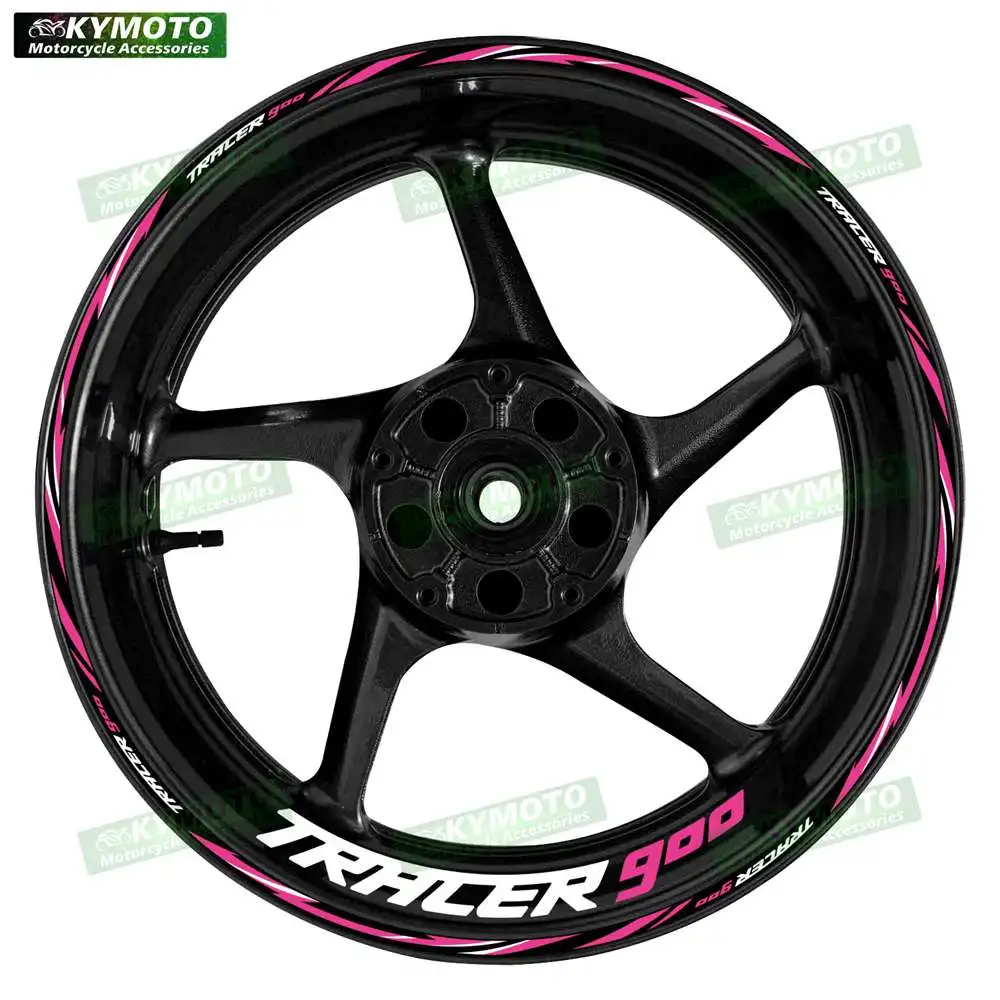 

For Yamaha TRACER900 TRACER 900 reflective motorcycle wheel sticker 17 inch rim stripe decal off-road fairing accessories