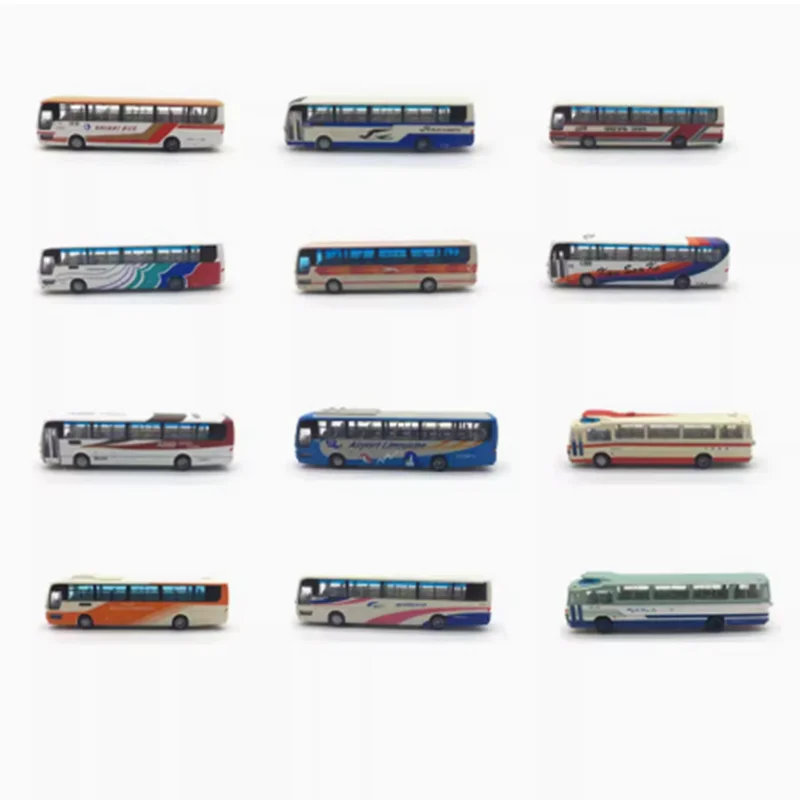 1: 150N مقياس حافلة TOMYTEC البلاستيكية اليابانية، حافلة، نموذج عرض الحافلة السياحية، 14 رصاصة محاكاة هدية العرض، المجموعة