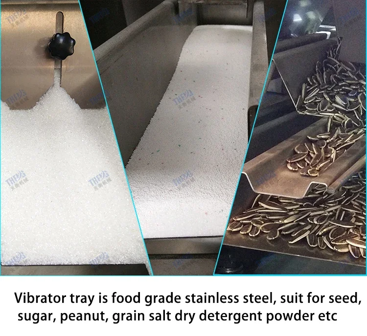 Semi Automatic 2 Scales Granule Nuts Coffee Beans Grain Rice Filling Packing Machine Weigh Filler