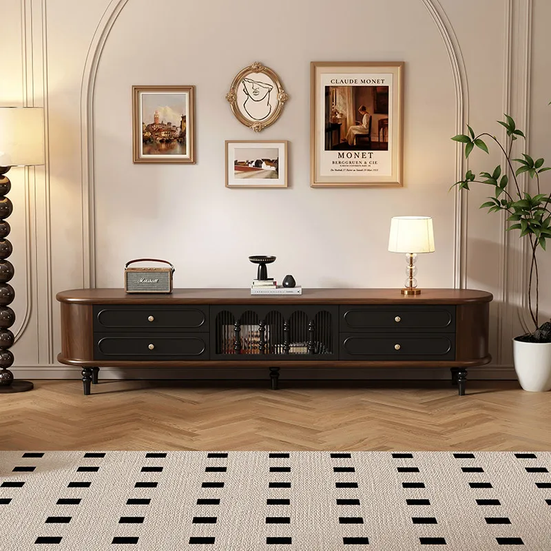 French retro black American combination floor locker storage