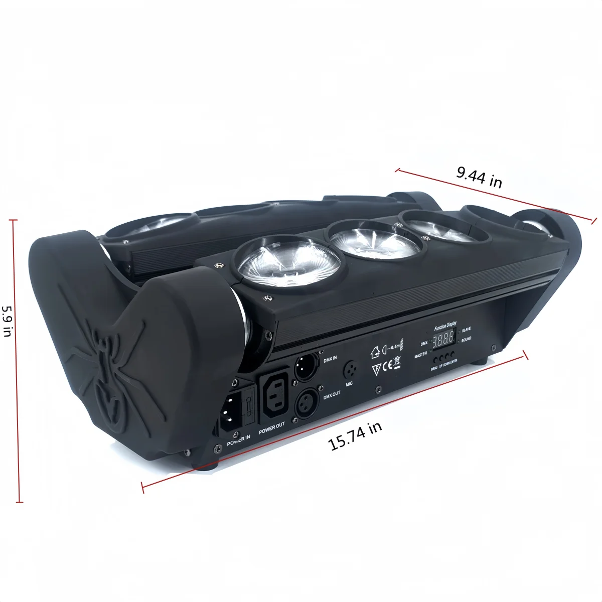 LED شعاع تتحرك رئيس ضوء العنكبوت تظهر 8x15 واط RGBW 4in1 المهنية DJ/بار LED أضواء للمسرح DMX512