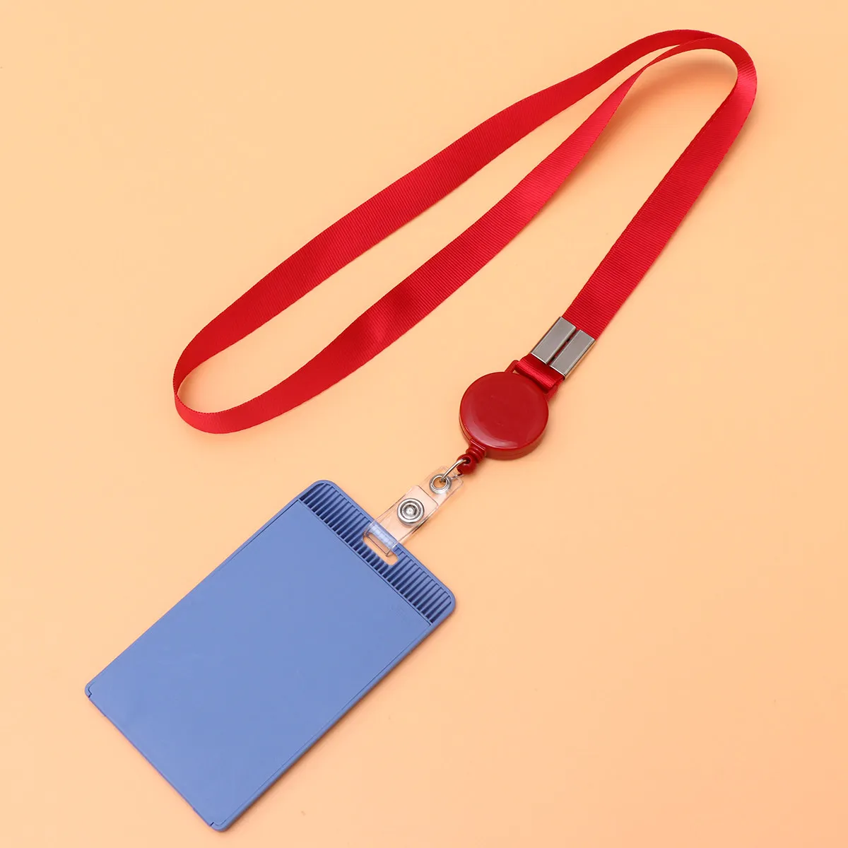 4Pcs Heavy Duty Lanyard Set Neck Strap for Id Badge Work School Card Whistle Holder Safety Material Fashion Design Adults