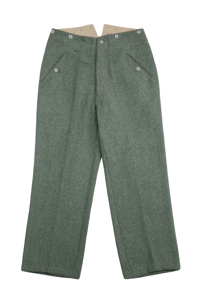 GU1B-011 WWI German Empire M1917 Field grey Wool Trousers