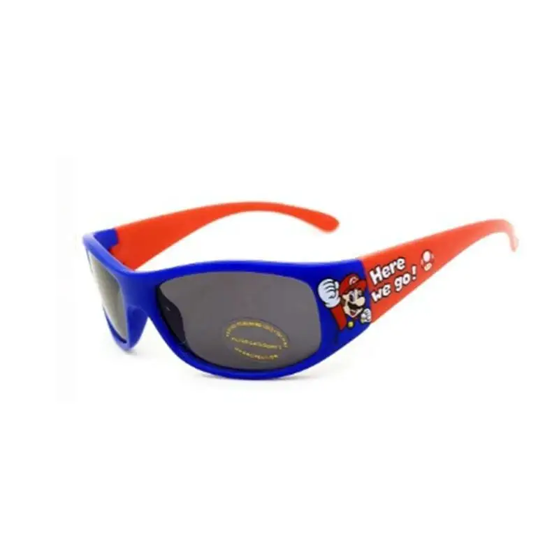 Gafas de moda Marios Game para niñas y niños, gafas deportivas de anime para protección al aire libre, regalos de cumpleaños para estudiantes