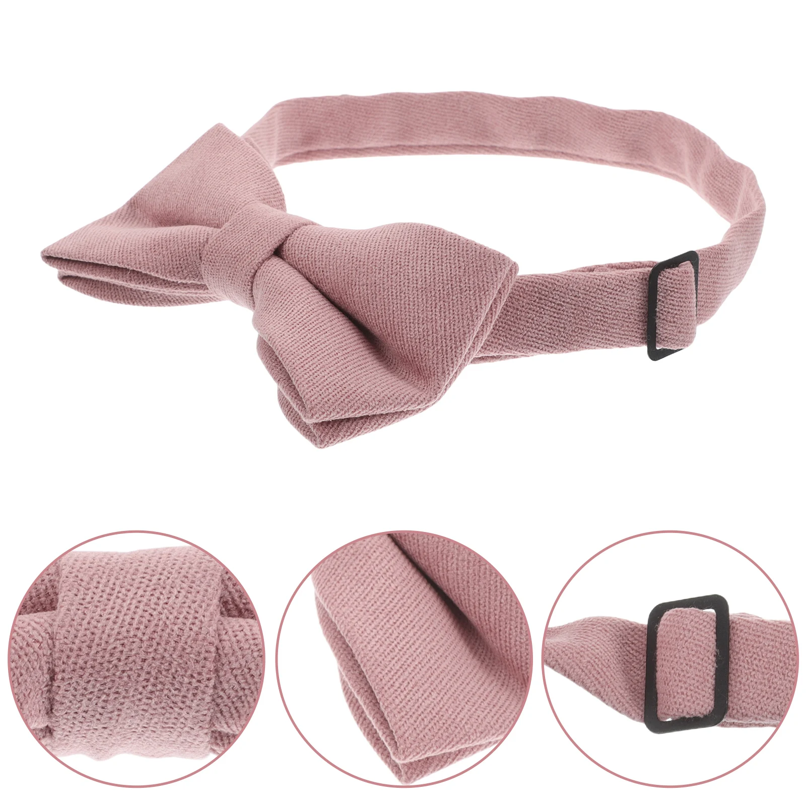 

Adjustable Pink Toddler Cotton Pre-Tied Costume Accessory Lightweight Boys Girls 'S Performance Bowties Small Size s