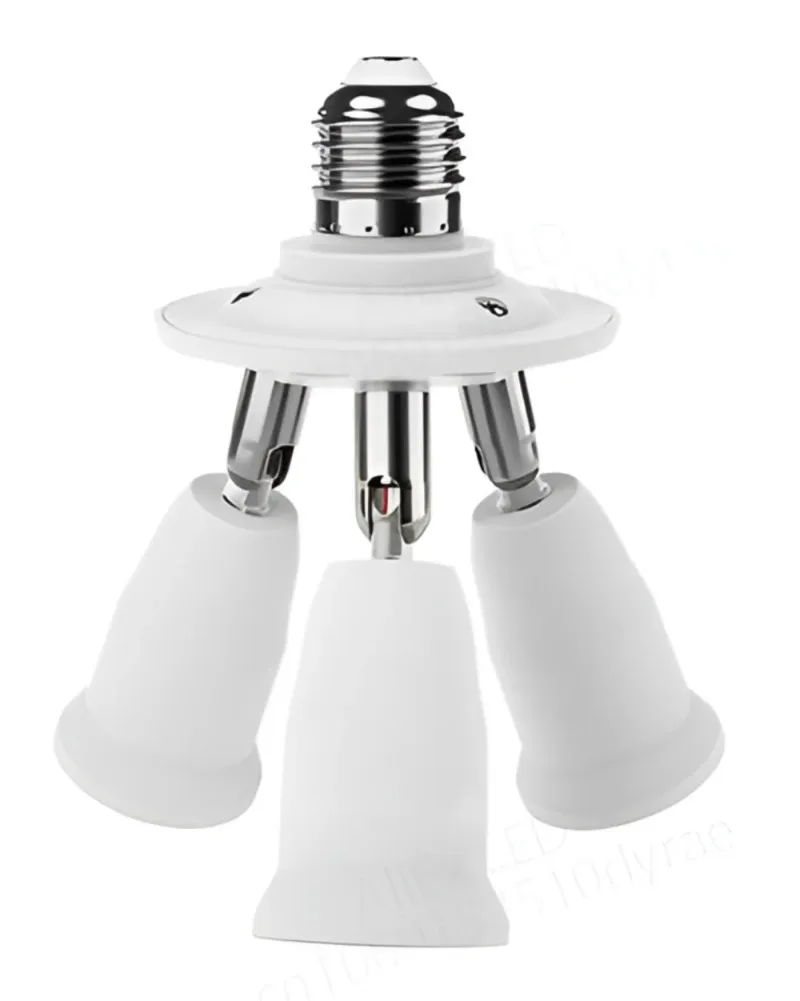 E27 LED Bulb Lamp Holder 2 in 1/3 in 1/4 in 1/5 in 1 E27 Base Socket Splitter LED Lamp Socket Light Bulb Adapter Holder