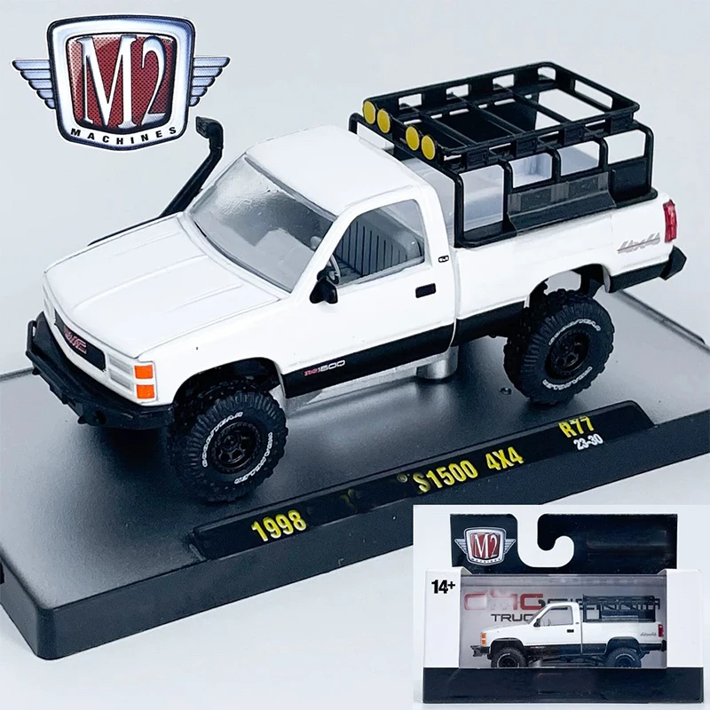 

M2 Machine 1:64 Внедорожник из сплава, литая под давлением модель автомобиля, статическая коллекция украшений, праздничный подарок, игрушки