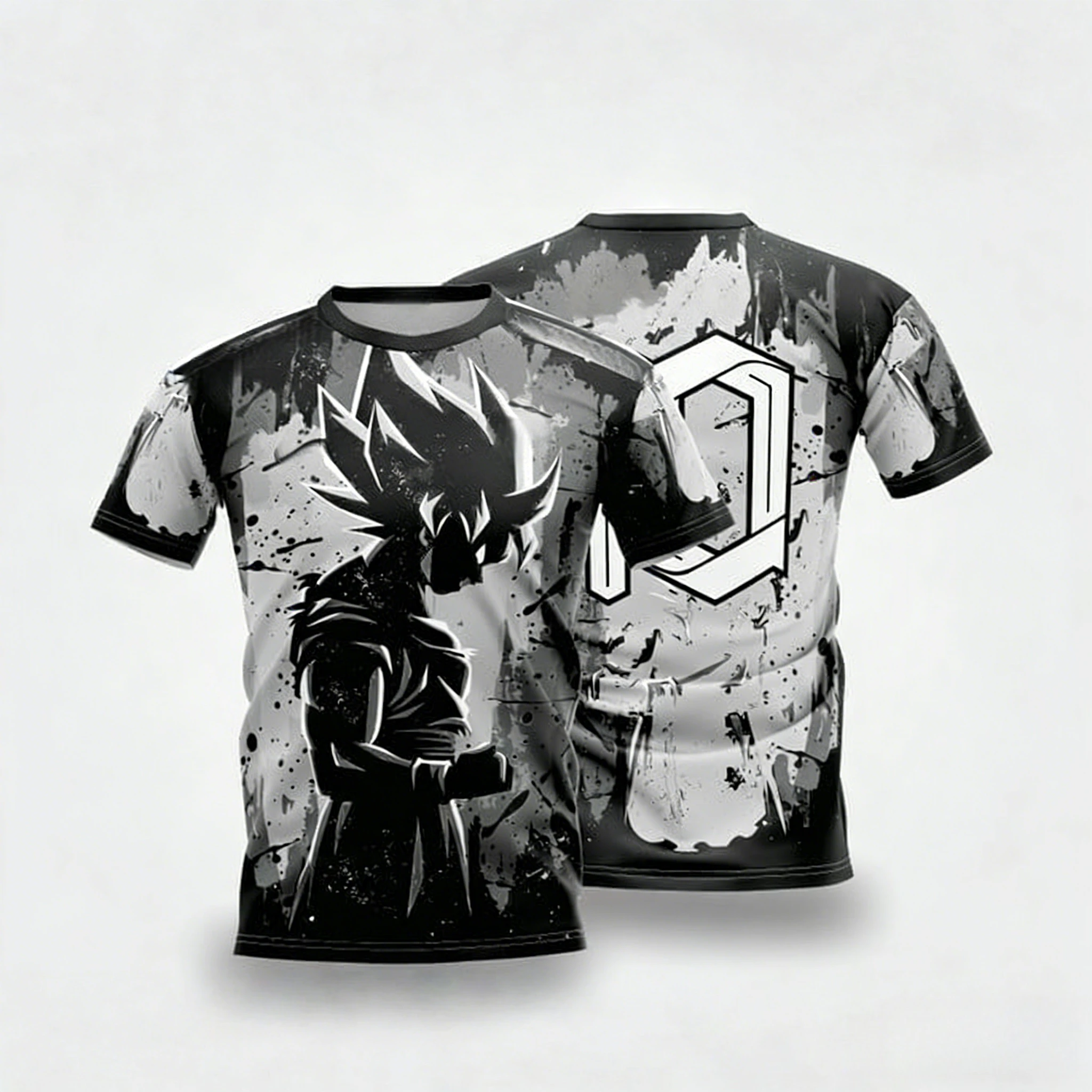 2026 Sommer Dragon Ball Retro Fitness T-Shirt Herren Oversized 3D-Druck Kurzarm Familien-Unisex Kinder-Sportshirt