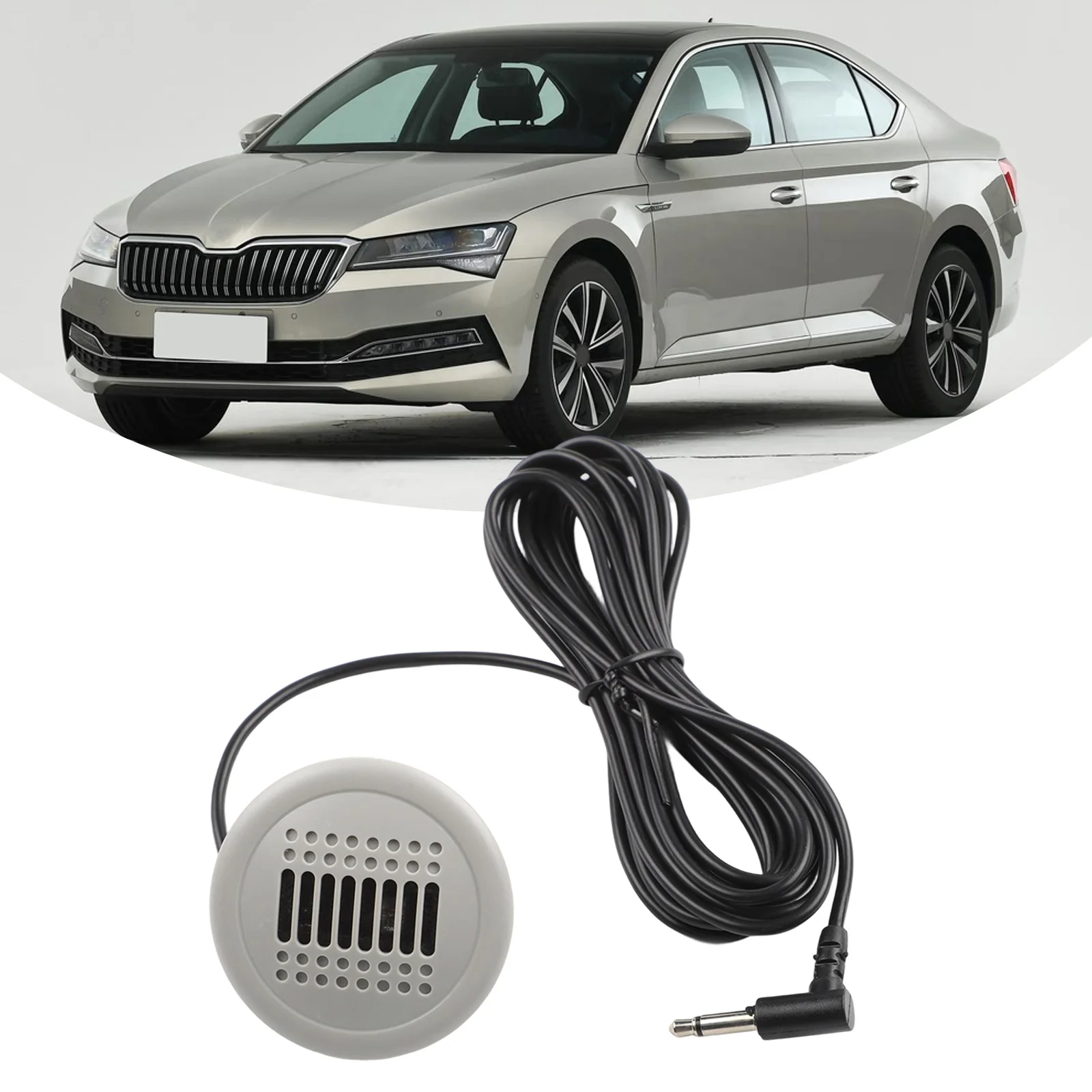 Car Wired Microphone 3 5MM For BMW For Android Radio OEM 7H5857155A Compatible With ABS Shell Designed For Car Audio