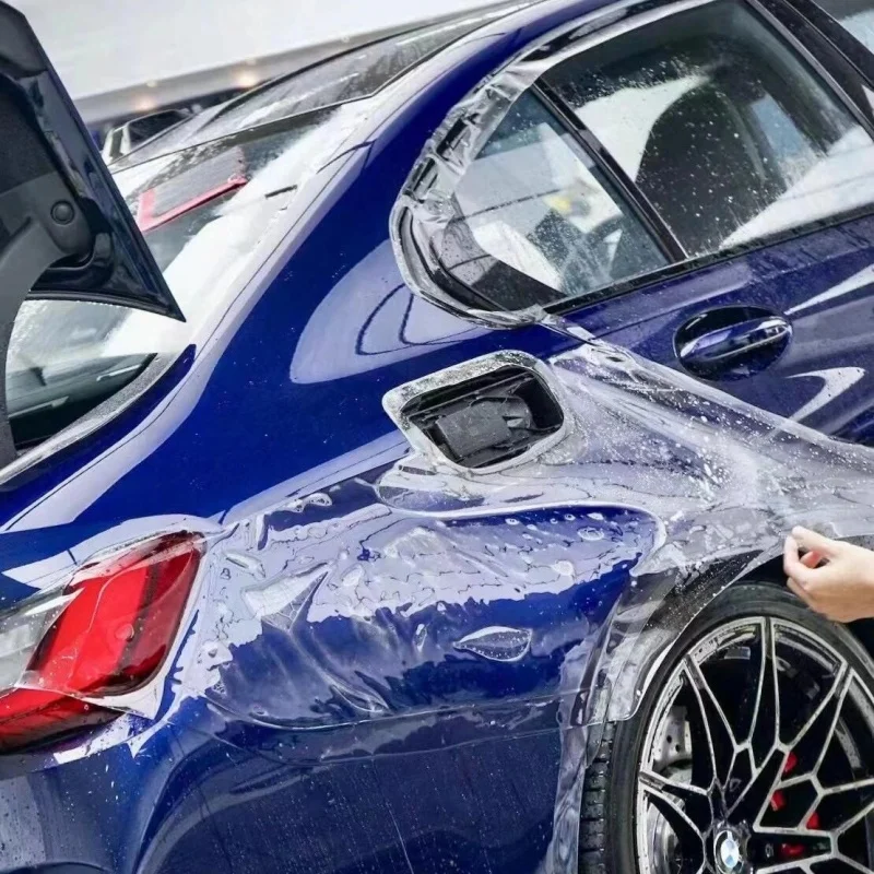 طبقة حماية طلاء PPF فائقة مسعور من مادة البولي يوريثان الحراري للسيارة، شفاء ذاتي، مقاوم للأشعة فوق البنفسجية، لمعان مضاد للخدش، لا اصفرار للجسم