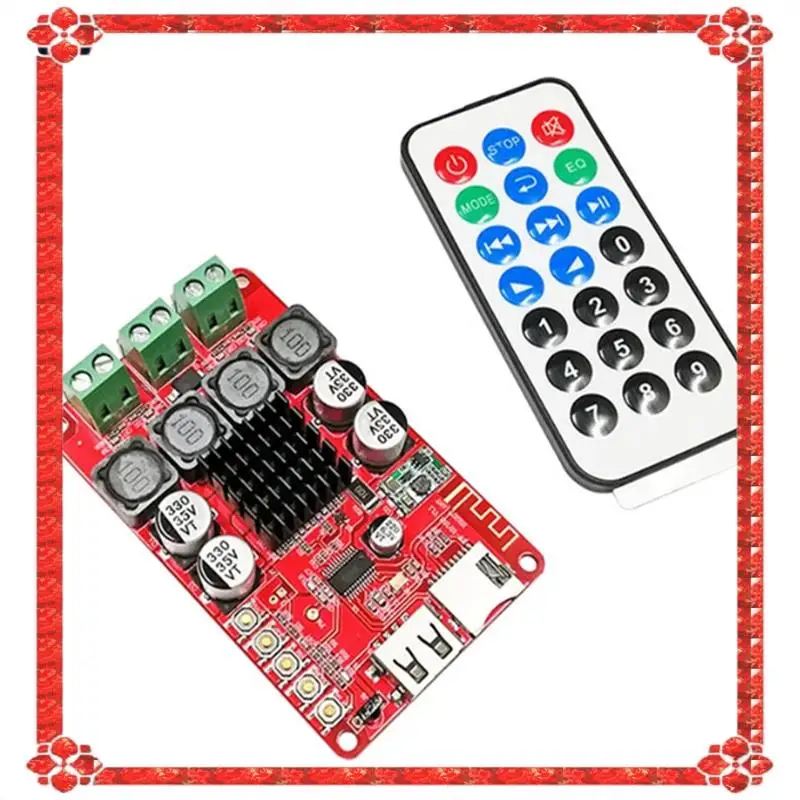 

24-часовая доставка TPA3116 цифровой стереозвуковой модуль TF-карта Bluetooth 2.1 плата усилителя звука 2X50 Вт для U-дискового плеера FM Radi