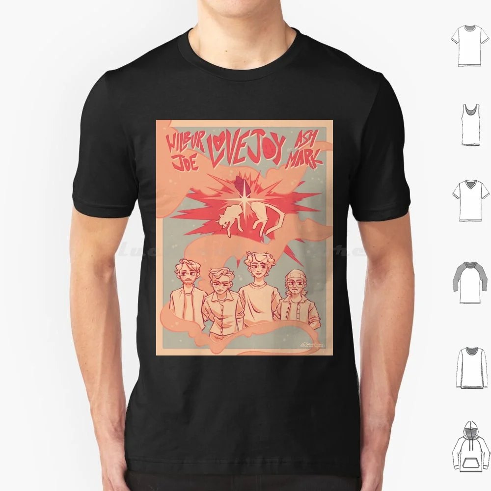 Lovejoy Poster T Shirt Cotton Men Women DIY Print Lovejoy Are You Alright One Day Wilbur Soot Cause For Concern Taunt Mcyt