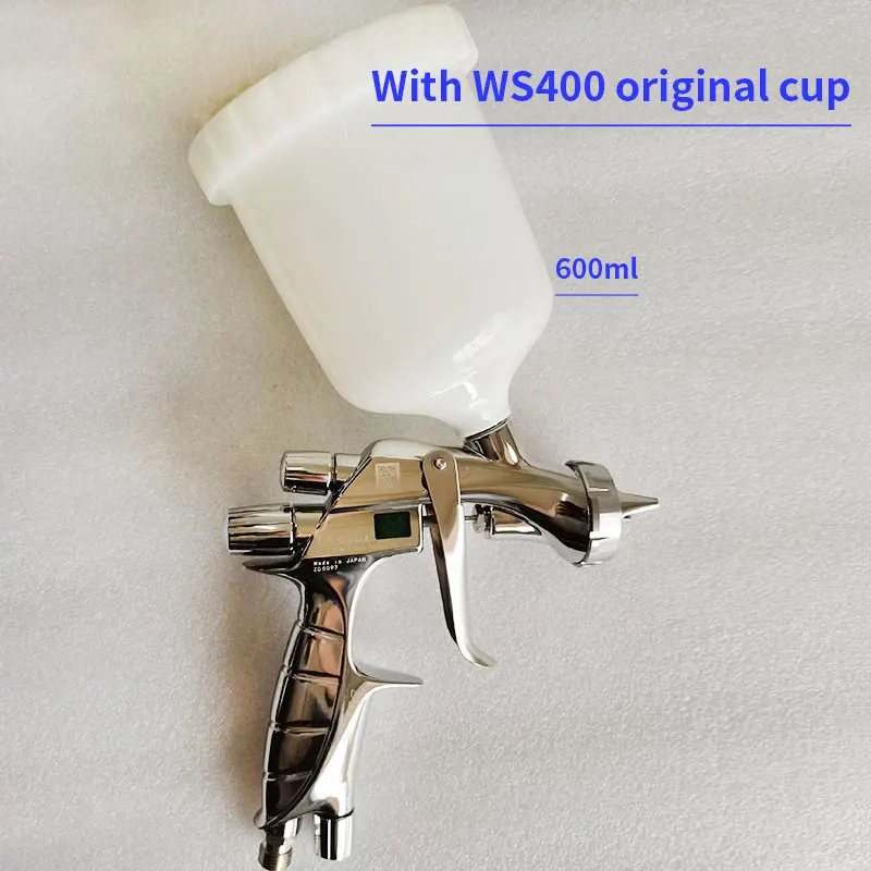 Original Iwata pistola de pintar profesional WS400 Power Spray Gun 1.3/1.4 Nozzle Clear Coat WS-400-CH  Spray Gun Painting Car