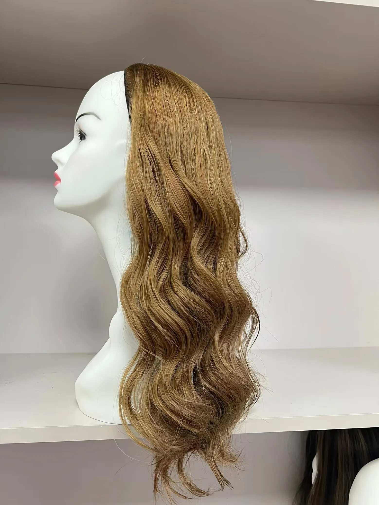 Parrucche Kosher capelli europei colore biondo Bandfall TsingTaowigs capelli umani parrucca ebraica Top in pizzo per le donne spedizione gratuita