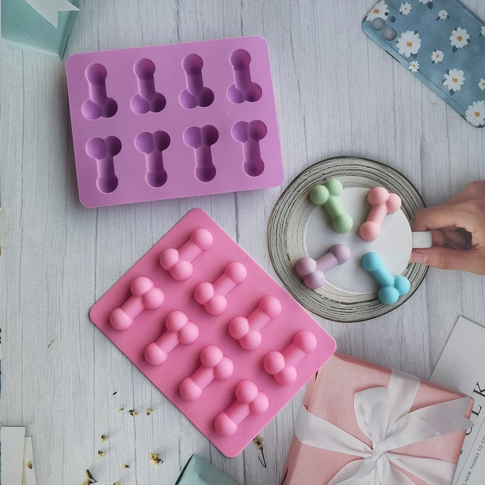 

Cake Mold Dick Ice Cube Tray Silicone Mold Soap Candle Moulds Sugar Craft Tools Chocolate Mould Mini Ice Cream Forms