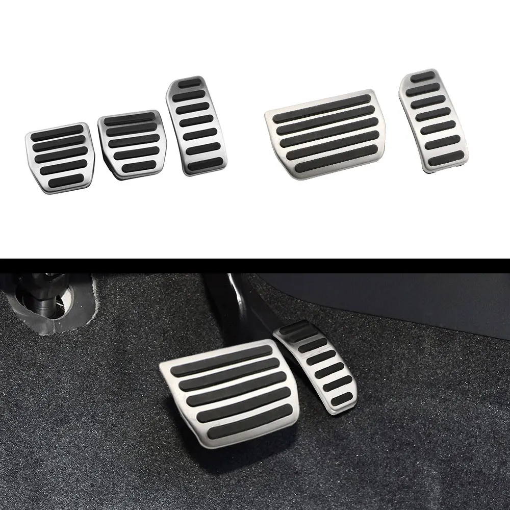 Cubierta de Pedal de Gas de acero inoxidable para coche, pedales de freno para Volvo XC60, V60, S60, S40, C30, 2010-2016, accesorios de piezas