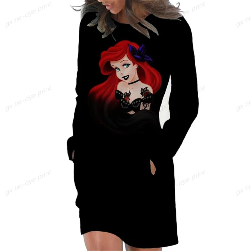 

Pirate Mickey Ahoy Dress Hoodie Dress Sweater Fashion Disney Dress Sweatshirt Dress 3d Allover Printed Hoodie for Women