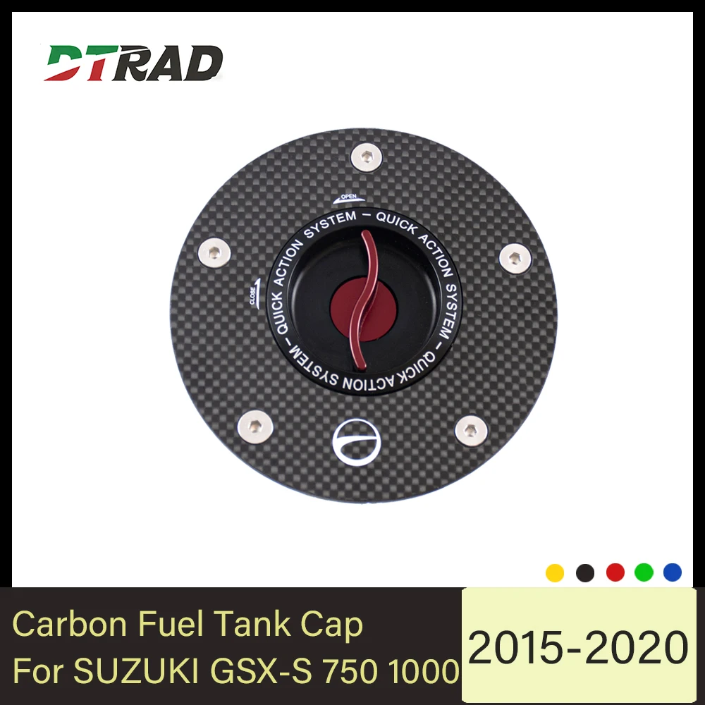 

For SUZUKI GSXR 750 1000 Bandit 1250 SV 1000/S Keyless Motorcycle Carbon Fiber Fuel Gas Tank cap Cover Motorcycle Accessories