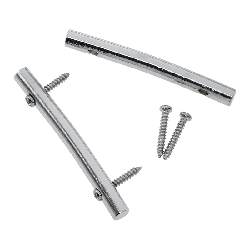 A18E-4 pçs barra de retenção de corda de guitarra de metal 45mm barra de tensão de corda de guitarra com parafuso para amplificador de guitarra elétrica