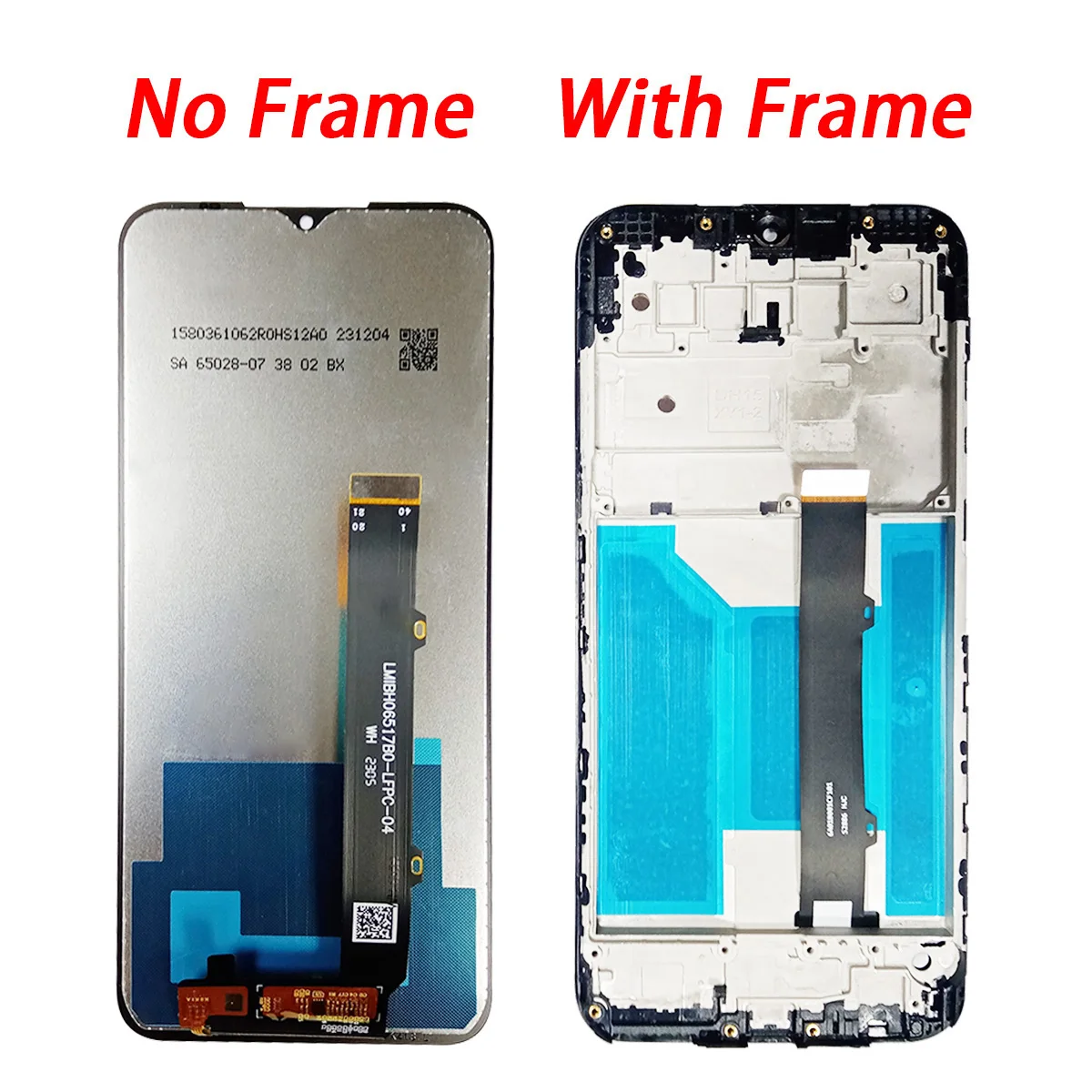 For LG K41s LCD Display Touch Screen Assembly Digitizer Replacement, With Frame For LG K41s LMK410EMW, LM-K410EMW Display