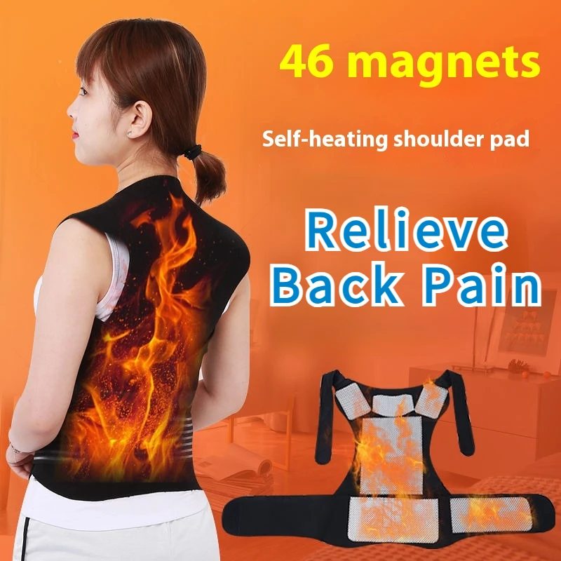 

Heated Back Massager Electric Heating, Moxibustion, Shoulder Cervical Spine Vest Warm Moxibustion Device Back Pain Improvement