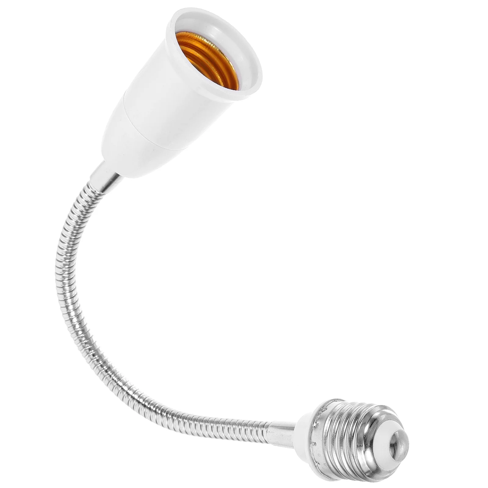 E27 to E27 Bulb Socket Extender 18cm Long Flexible Arm for LED Light Bulb Base Adapter Lamp Socket Replacement