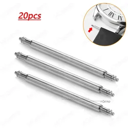20pcs Watch band Spring Pins Metal Spring Bars belt Link Pins Repair Tool 22mm 20mm 18mm 16mm 10-26mm Diameter 1.5mm 1.8mm 2.0mm