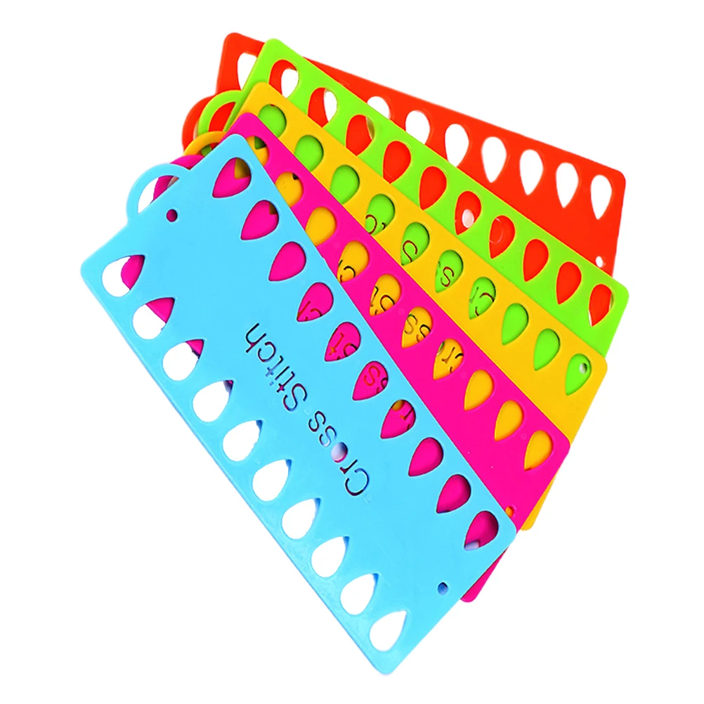 

20 Pcs Threaded Board Winding Plate Sewing Stand Cross Stitch Bobbin Tools Accessories