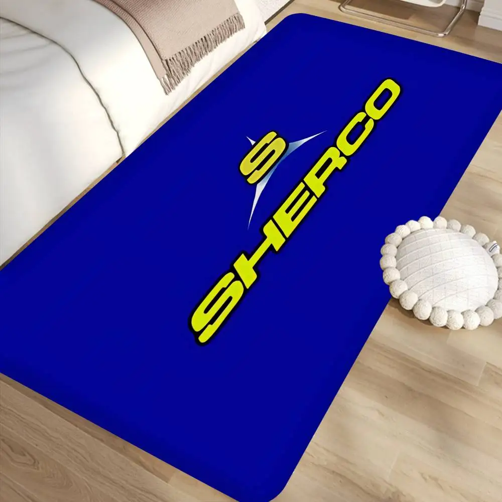 Image of S-Sherco LOGO-Bodenmatte, rutschfeste Matte für Waschküche, Wäschedekor, Balkon, Kinderzimmer, Wohnzimmer, Bettseitenteppiche