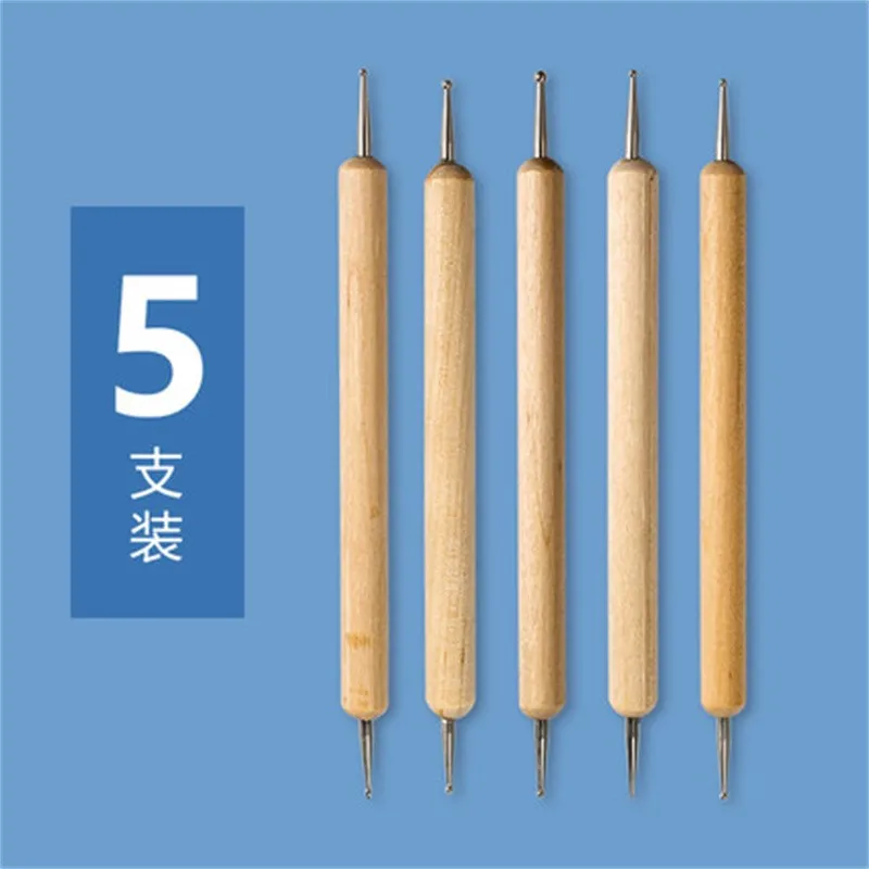 Wooden creasing pen set  Color lead drawing pressure line pen  No water pen  Pottery blank for hand-painted clay