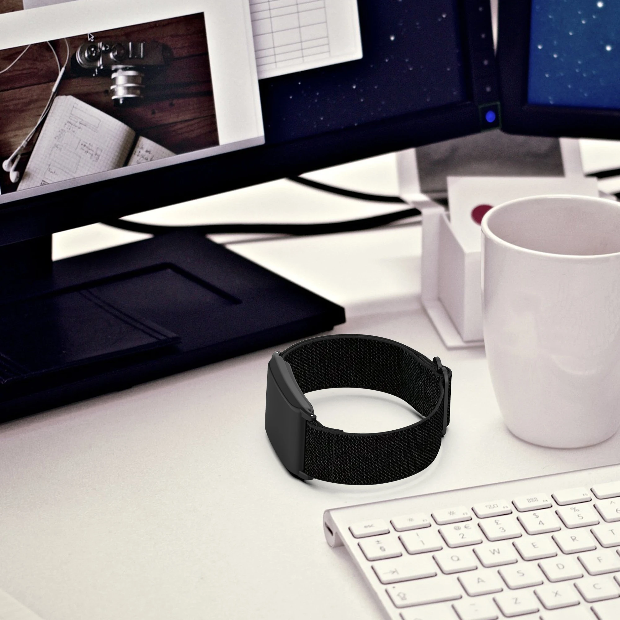 الرياضة النايلون مضفر معصمه ل Whoop 5.0 الفرقة استبدال بسط سوار ساعة كوريا مطاطا شريط للرسغ ل Whoop 4.0