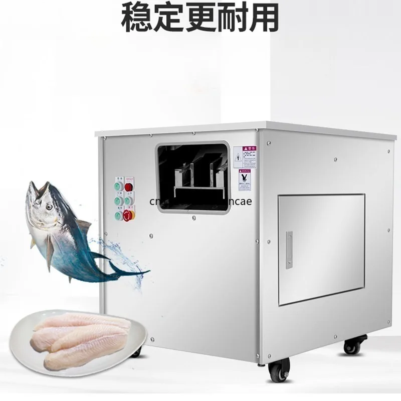 For Automatic Commercial Fish Slicer Oblique Cutting Machine For Grass Snake Fish Restaurant Kitchen Equipment
