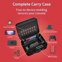 STARTRC GAMES Switch 2 Estuche de transporte multifuncional - Organizador completo de accesorios NS2, bolso de mano de alta capacidad para viajes