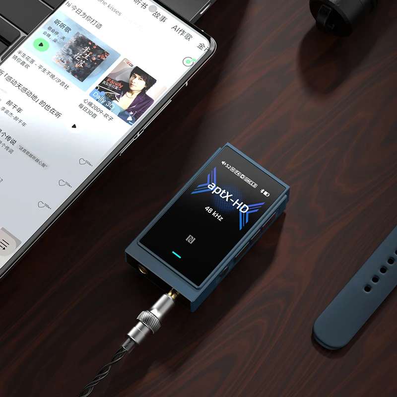 SHANLING UP6 Amplifier Headphone USB DAC Portabel HIFI Bluetooth 5.2 Audio Resolusi Tinggi Dual ES9069Q AMP Dongle untuk Ponsel Mobil