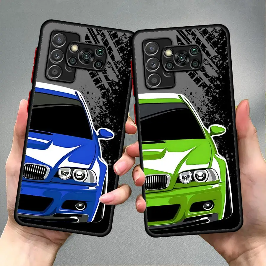 Casing Sampul Lembut untuk Xiaomi Poco X4NFC X3 NFC X5 X3 X4 Pro Mobil Drift Jepang