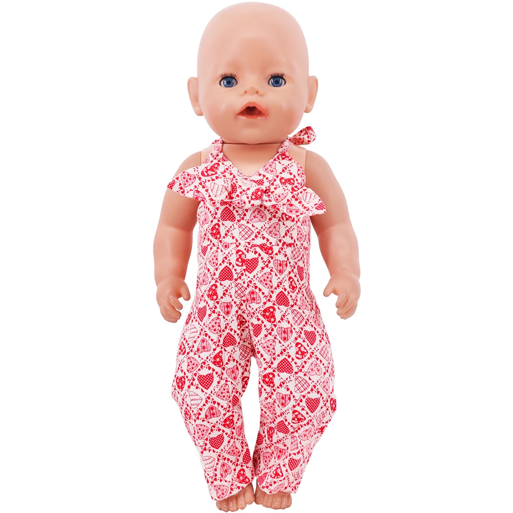 Doll Clothes For 43cm Reborn Baby Dolls, 18-Inch American Doll, First-Generation Baby Clothing Accessories Girl\'s Toys Gift