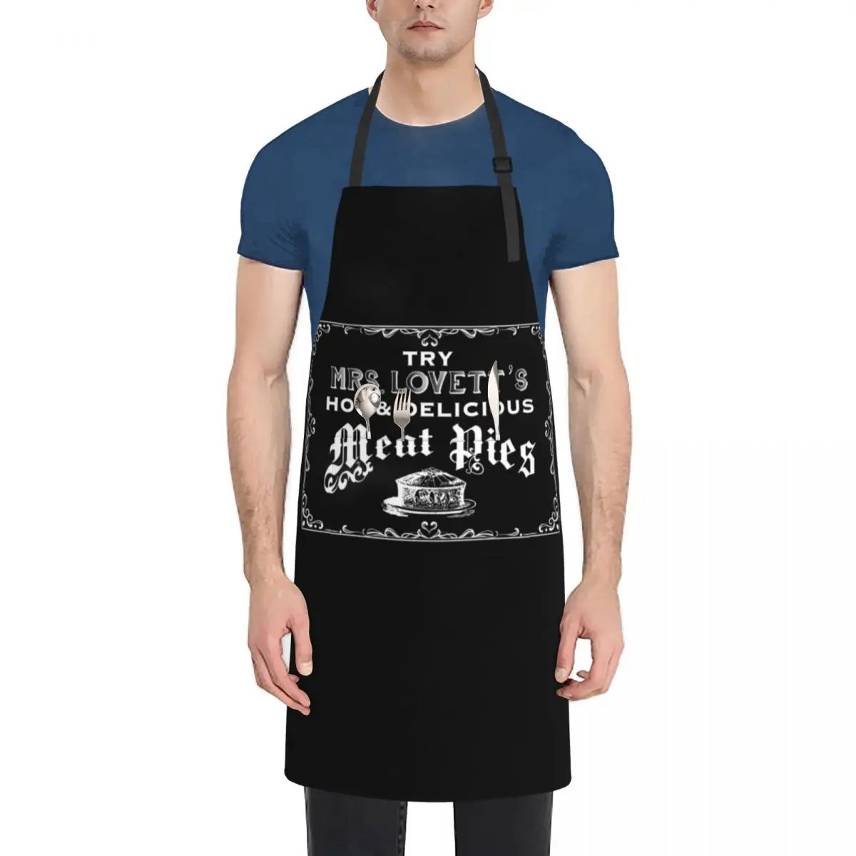 

Mrs. Lovett’s Meat Pies Apron Teacher kitchen girl Apron