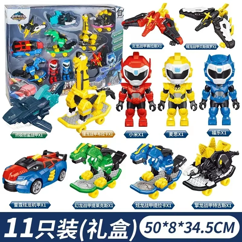 Mini Force Super Dino Power Car Dinosaur Korea Anime Model Action Figures Dolls MiniForce X Collection Toys Children Gift