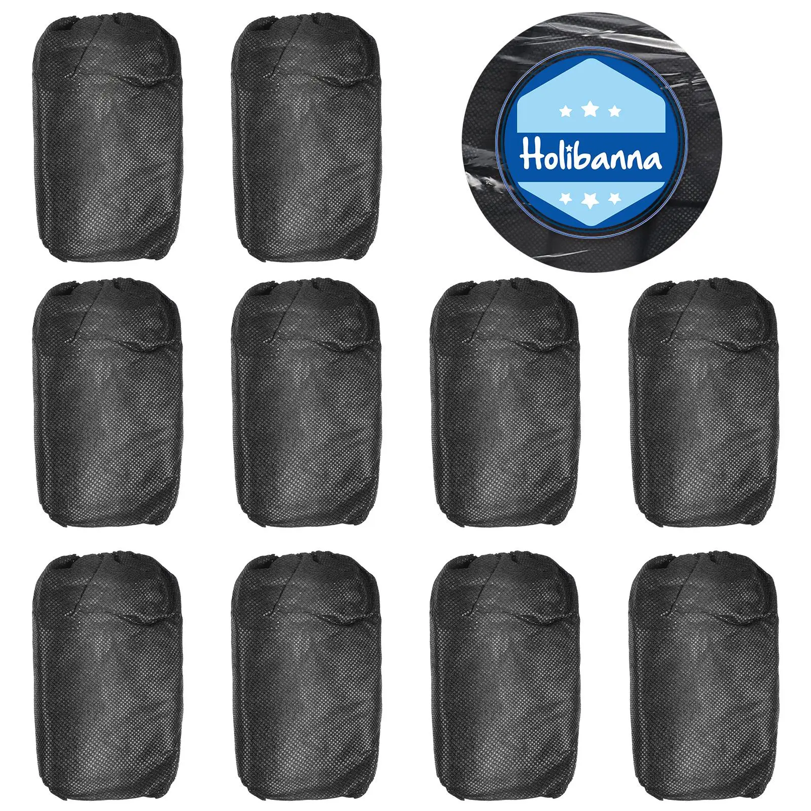 Non-slip Disposable Shoe Covers Thick Non-woven Foot Cover Waterproof Tear Resistance Elastic Band Various Occasions Clean Room