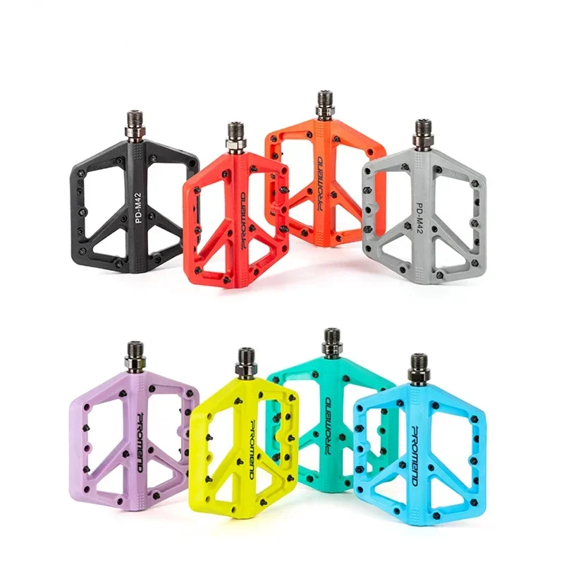 Aluminum Alloy Steel Alxe Cycle Ordinary Mountain Bike Pedal Sealed Bearing Mtb Nylon Bicycle Pedal